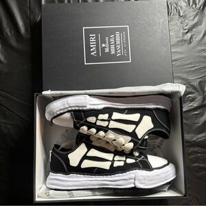 AMIRI Monochrome Lace-Up Sneakers